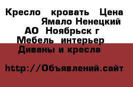 Кресло - кровать › Цена ­ 3 000 - Ямало-Ненецкий АО, Ноябрьск г. Мебель, интерьер » Диваны и кресла   